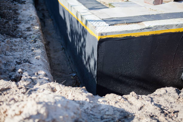 Residential Exterior Waterproofing installation at a Bumpass, VA home by SJ Waterproofing Pros